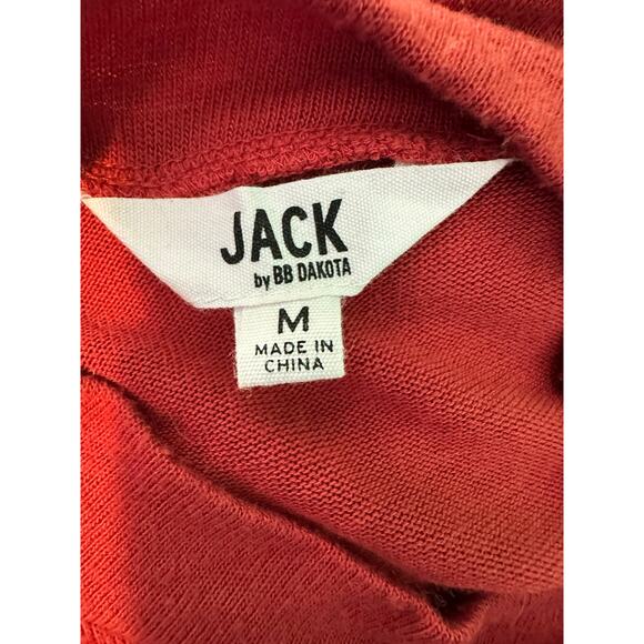 Jack by BB Dakota Burnt Orange Balloon Sleeves Sweater size Medium - Picture 3 of 14